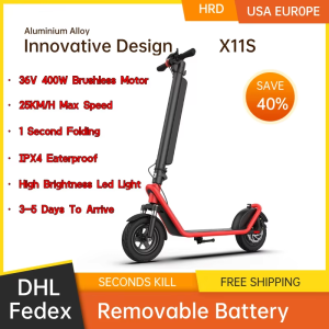 Scooter eléctrico de aleación de aluminio Peso 15,8 kg Motor 400W - HX X11