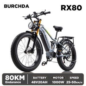 Bicicleta eléctrica para adultos RX 80: tu compañera todoterreno definitiva