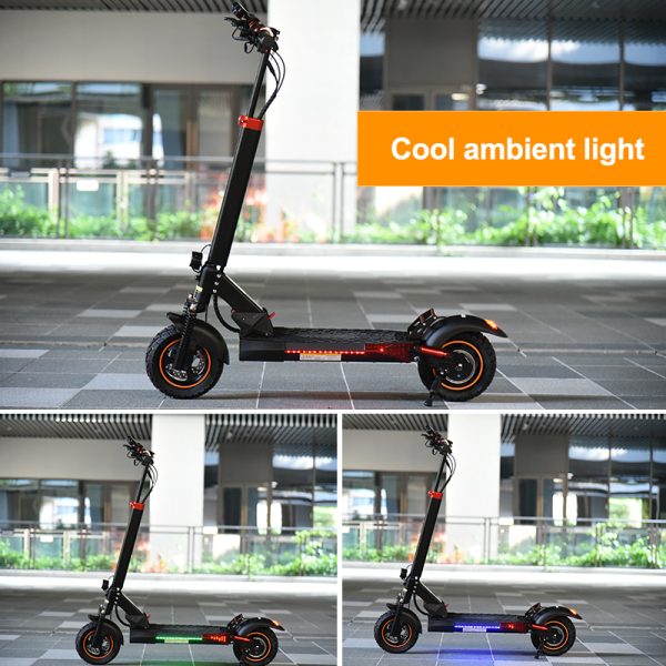 800W Electric Scooter M4 Powerful Horsepower 15ah Lithium-ion Battery Range 60km Foldable City Road Mobility Scooter 10 Inch Adult Electric Scooter (3 Day Delivery) - Imagen 4