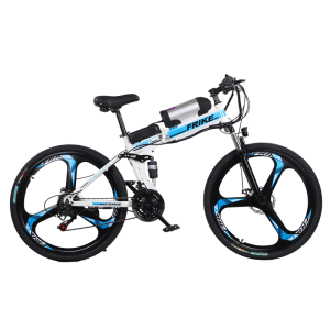 Bicicleta eléctrica plegable de 48V 26 pulgadas de acero con alto contenido en carbono con 50KM de autonomía, motor de 350W y 48V/13AH