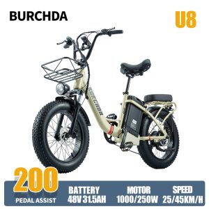 1000W E-Bike: U8 Potencia, rendimiento y precisión para cada trayecto