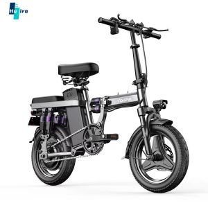Bicicleta Eléctrica Urbana - F12 48V 500W 15AH Batería Li-ion 8 amortiguadores