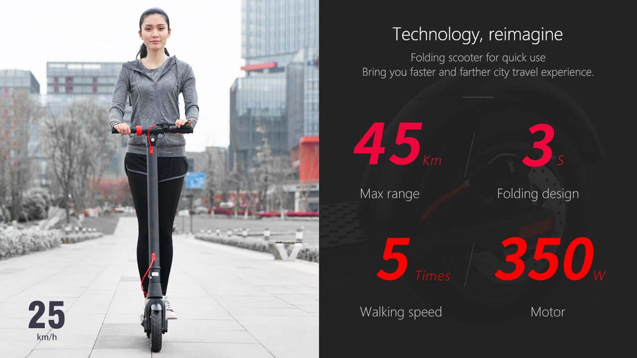 Scooter eléctrico ligero