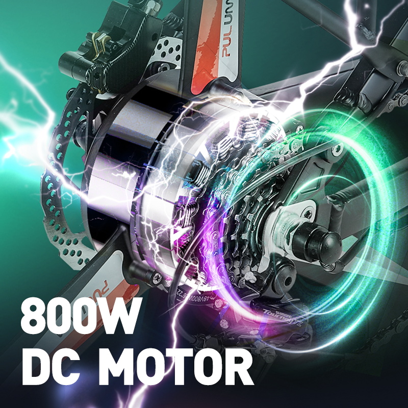 Bicicleta eléctrica - R3 Adopta un motor sin escobillas de 800w