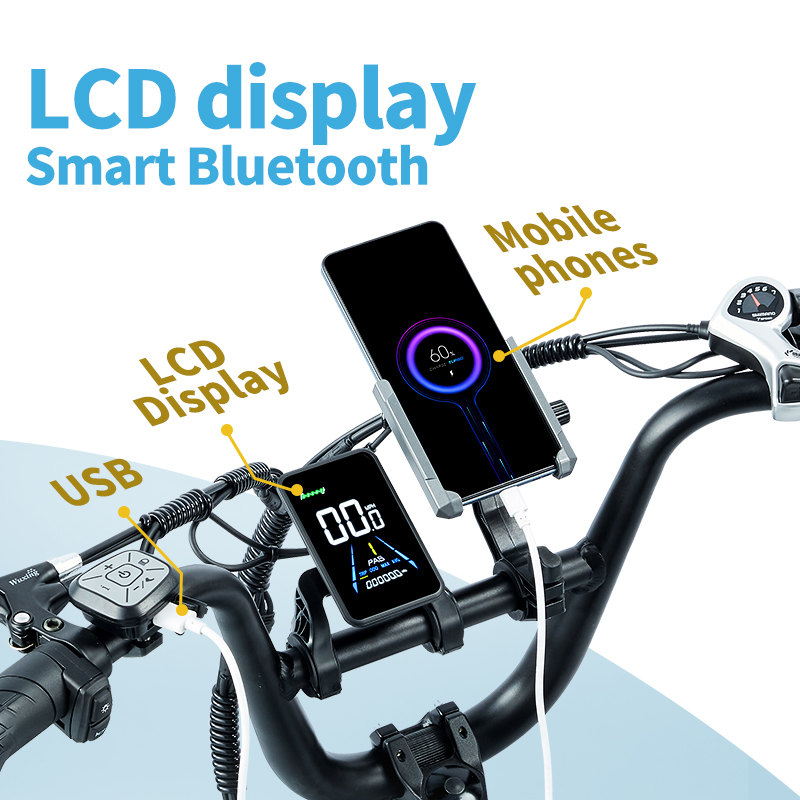 Bicicleta eléctrica de largo alcance: BURCHDA U8