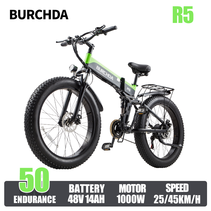 Bicicleta eléctrica de nieve con neumáticos 4.0